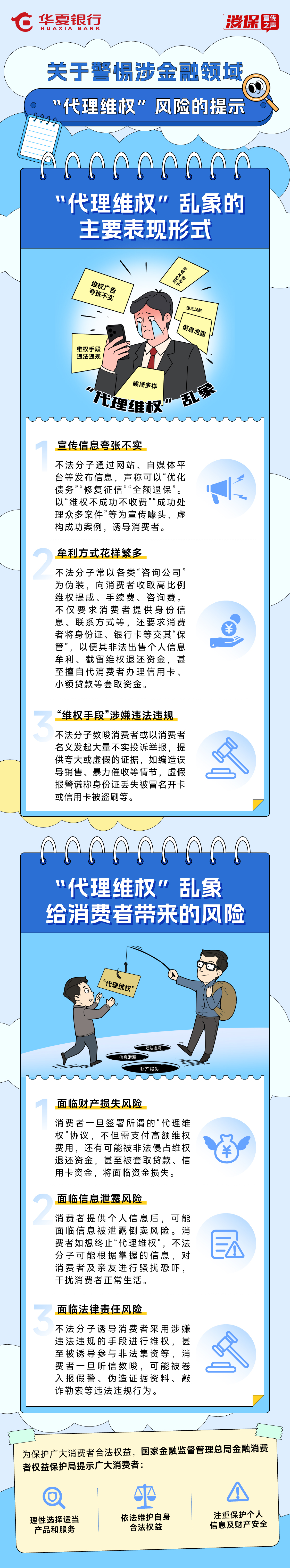 關於警惕涉金融領域”代理維權“的風險提示