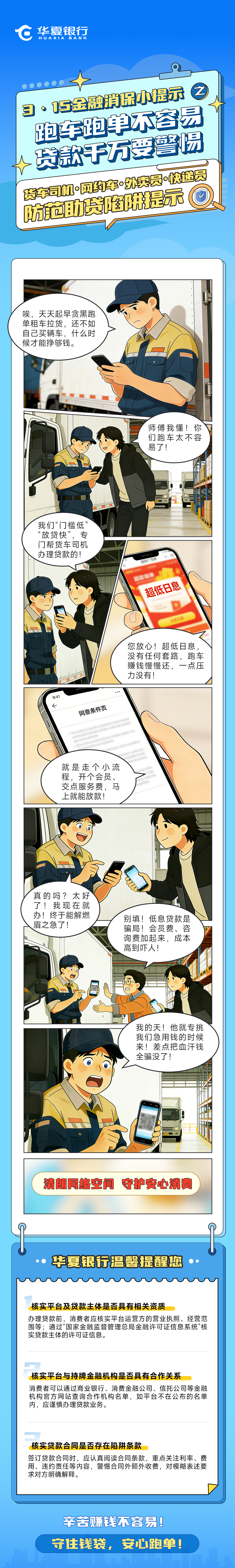 3·15金融消保小提示之——跑車跑單不容易 貸款千萬要警惕